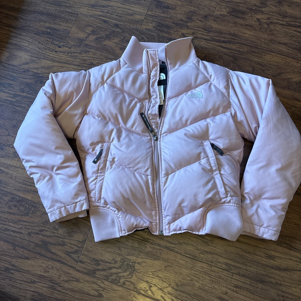 The North Face 600 Down Girl's Puffer Jacket Blush Pink Large